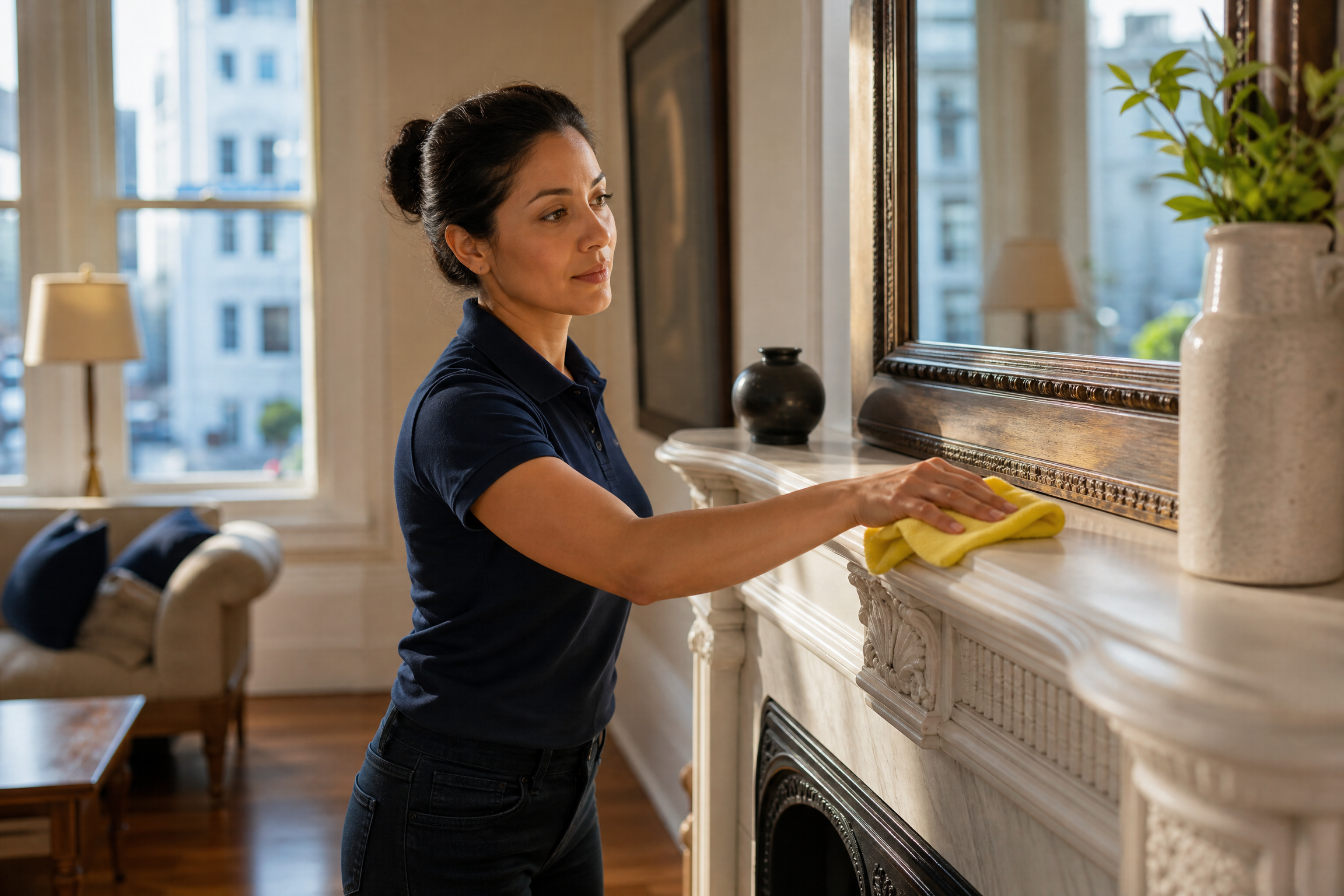 Professional one-time deep cleaning a San Francisco home